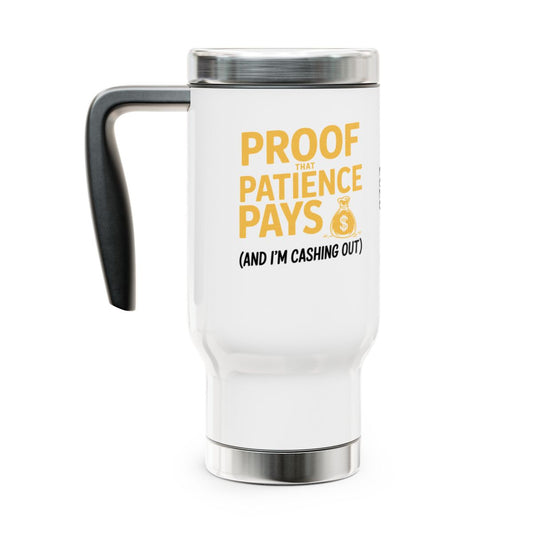 Personalized Retirement Travel Mug (Tumbler) – “Funny Retirement De Stainless Steel” - Retiree Gifts Retirement Party