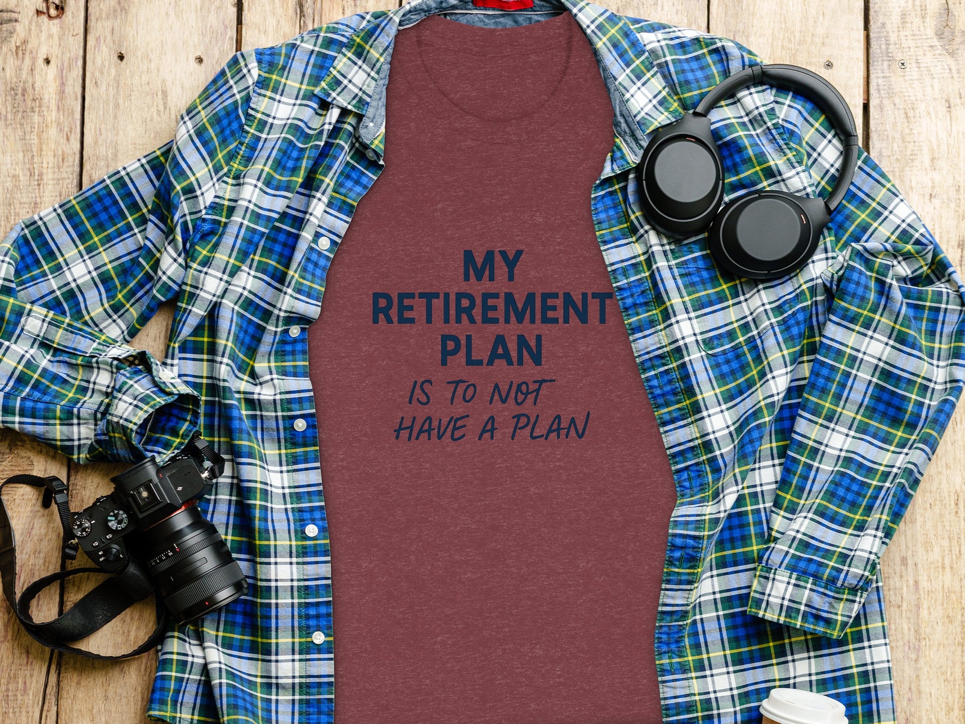 MY RETIREMENT PLAN IS TO NOT HAVE A PLAN | Dark Heaterh Color Bella T-Shirts - Retiree Gifts Retirement Party