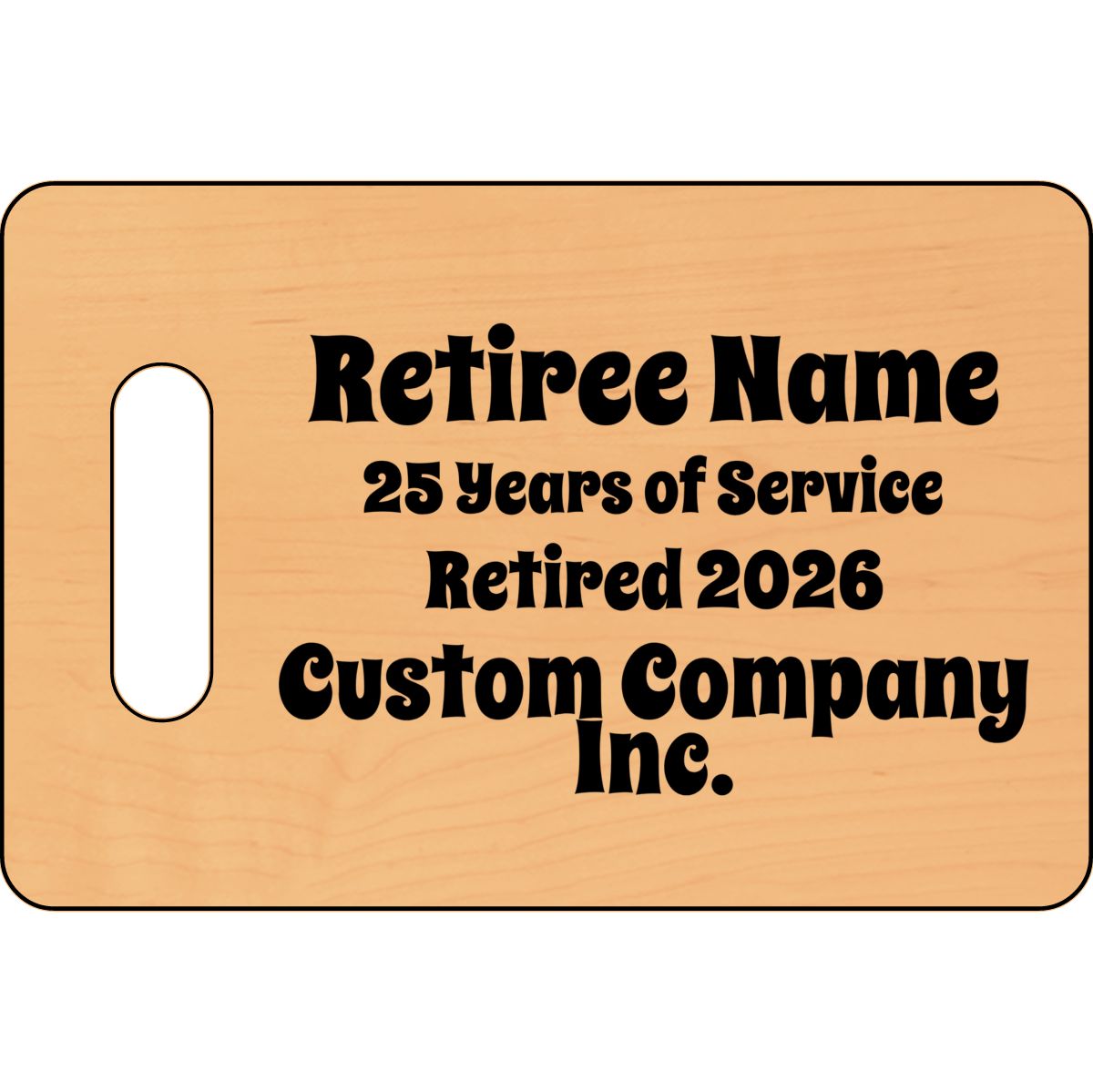Retiree Name 25 Years of Service Retired 2026 Gift