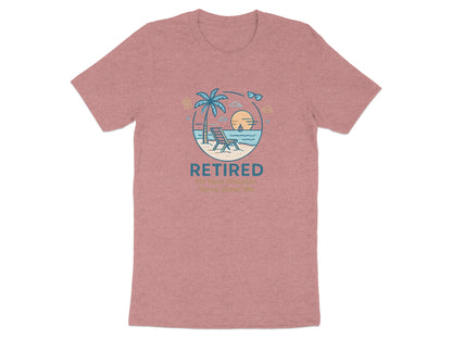 Retired My New Chapter Same Great Me | Retirement Gift | Soft Color Bella T-Shirts - Retiree Gifts Retirement Party