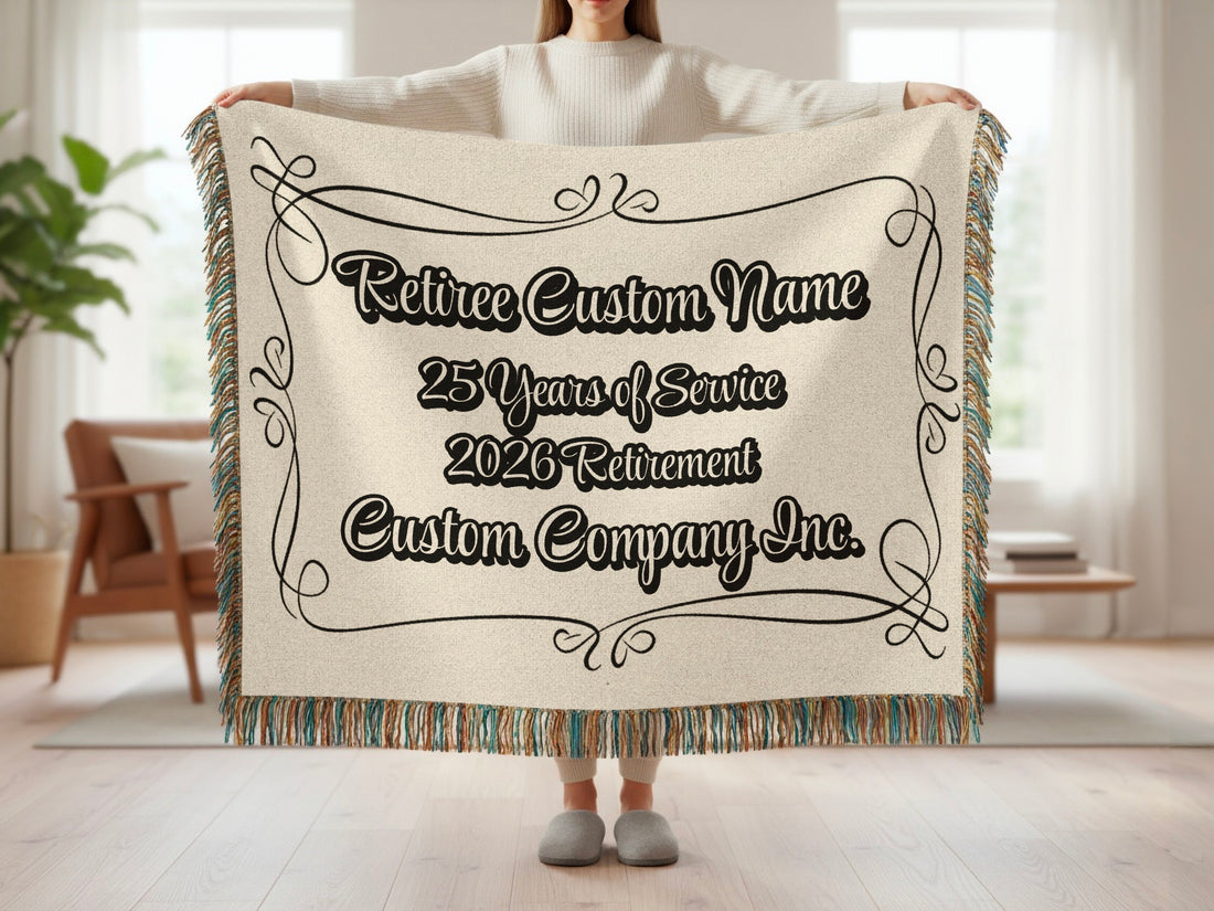Custom Name Retirement 25 Years of Service Blanket product
