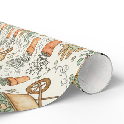 Charming Garden Themed Wrapping Paper for All Occasions