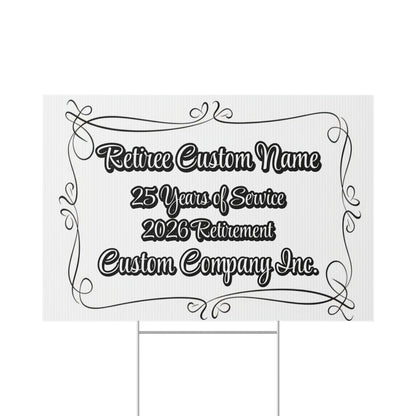 Retiree Custom Name 25 Years of Service 2026 product type