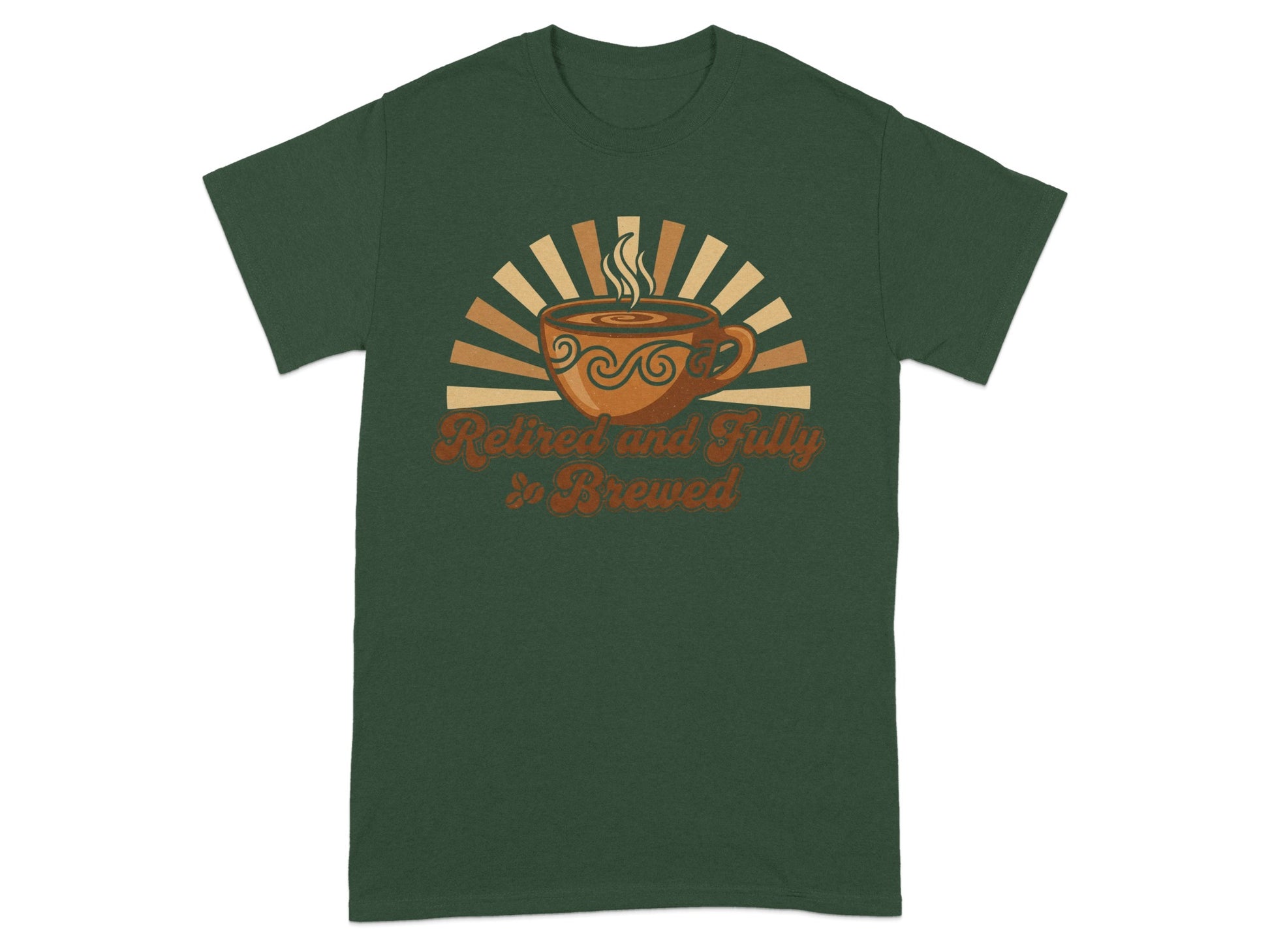 Retired and Fully Brewed Graphic Tee Shirt