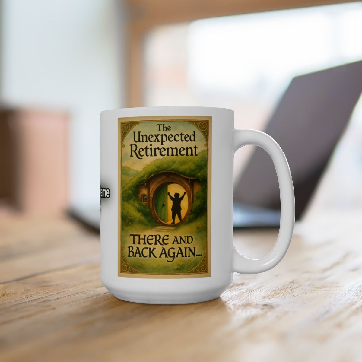 The Unexpected Retirement There And Back Again mug