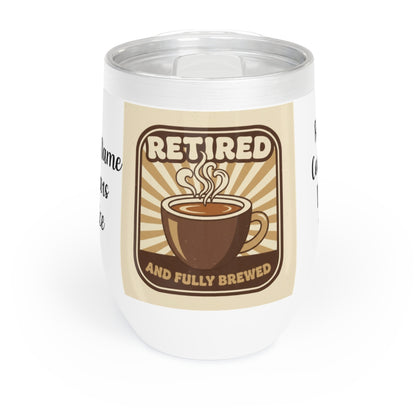 Retired and Fully Brewed Coffee Mug with Retro Design