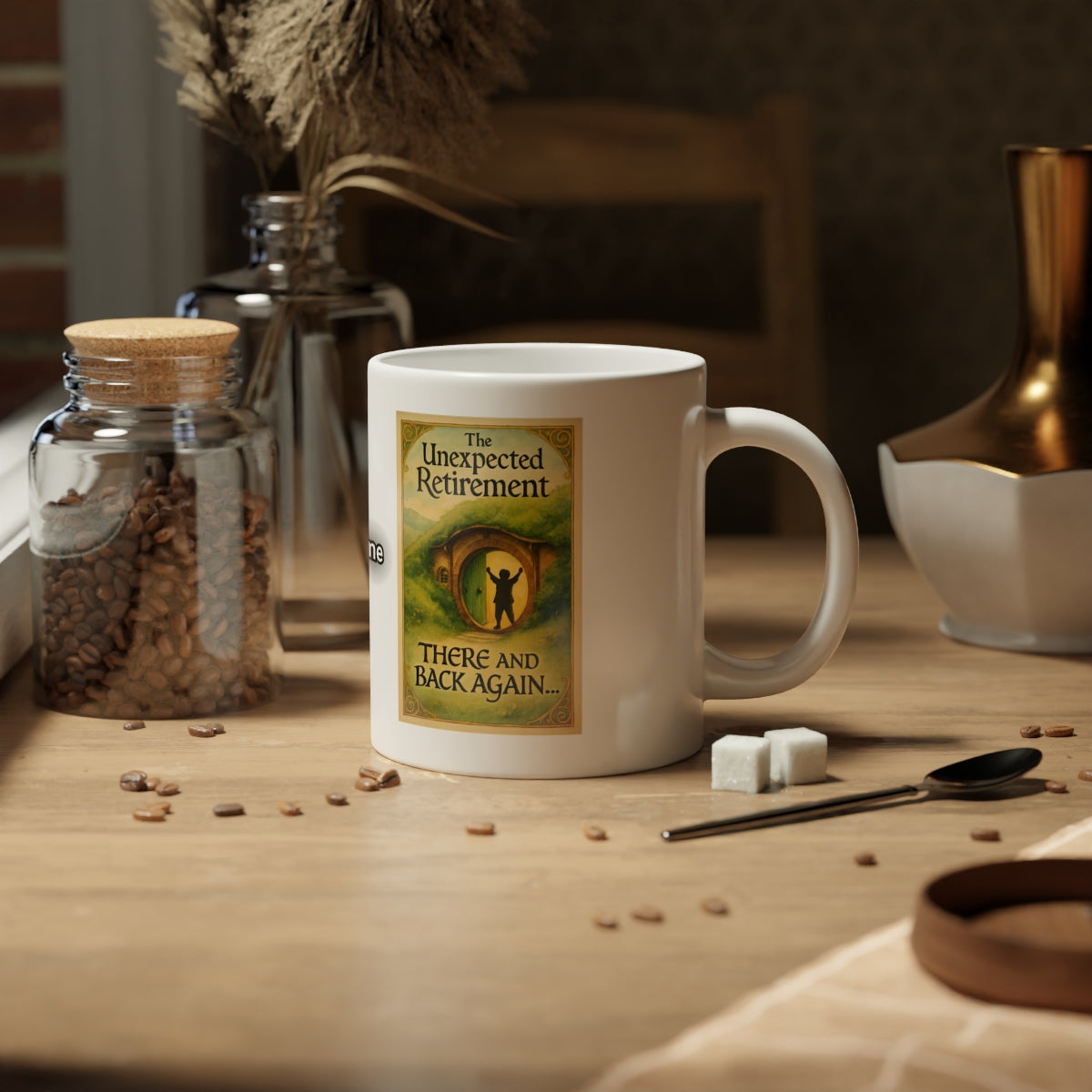 The Unexpected Retirement There and Back Again Mug