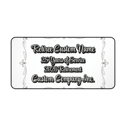 Personalized Retirement Plaque for Years of Service Recognition