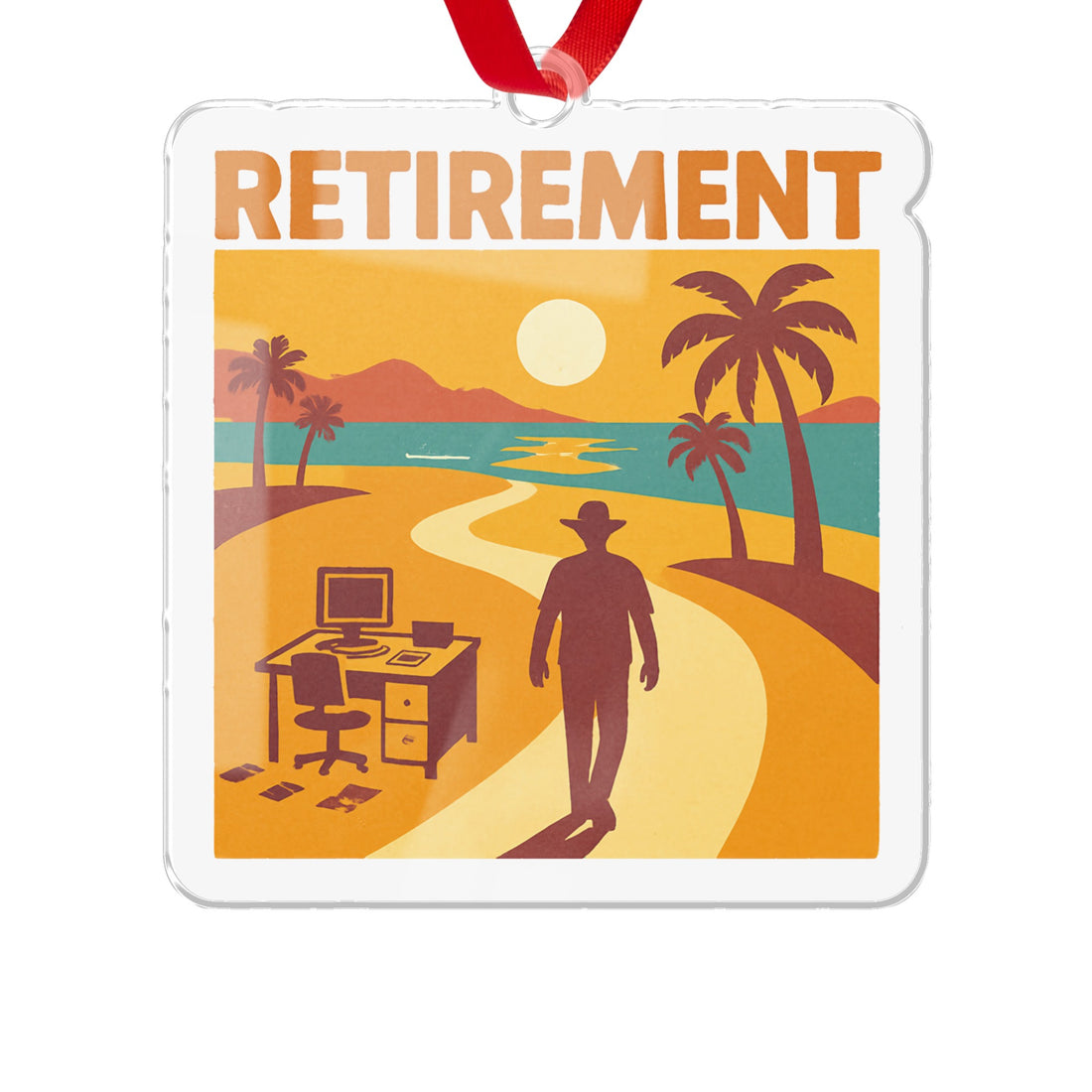 Retirement Ornaments | Celebrate Your New Journey - Retiree Gifts Retirement Party