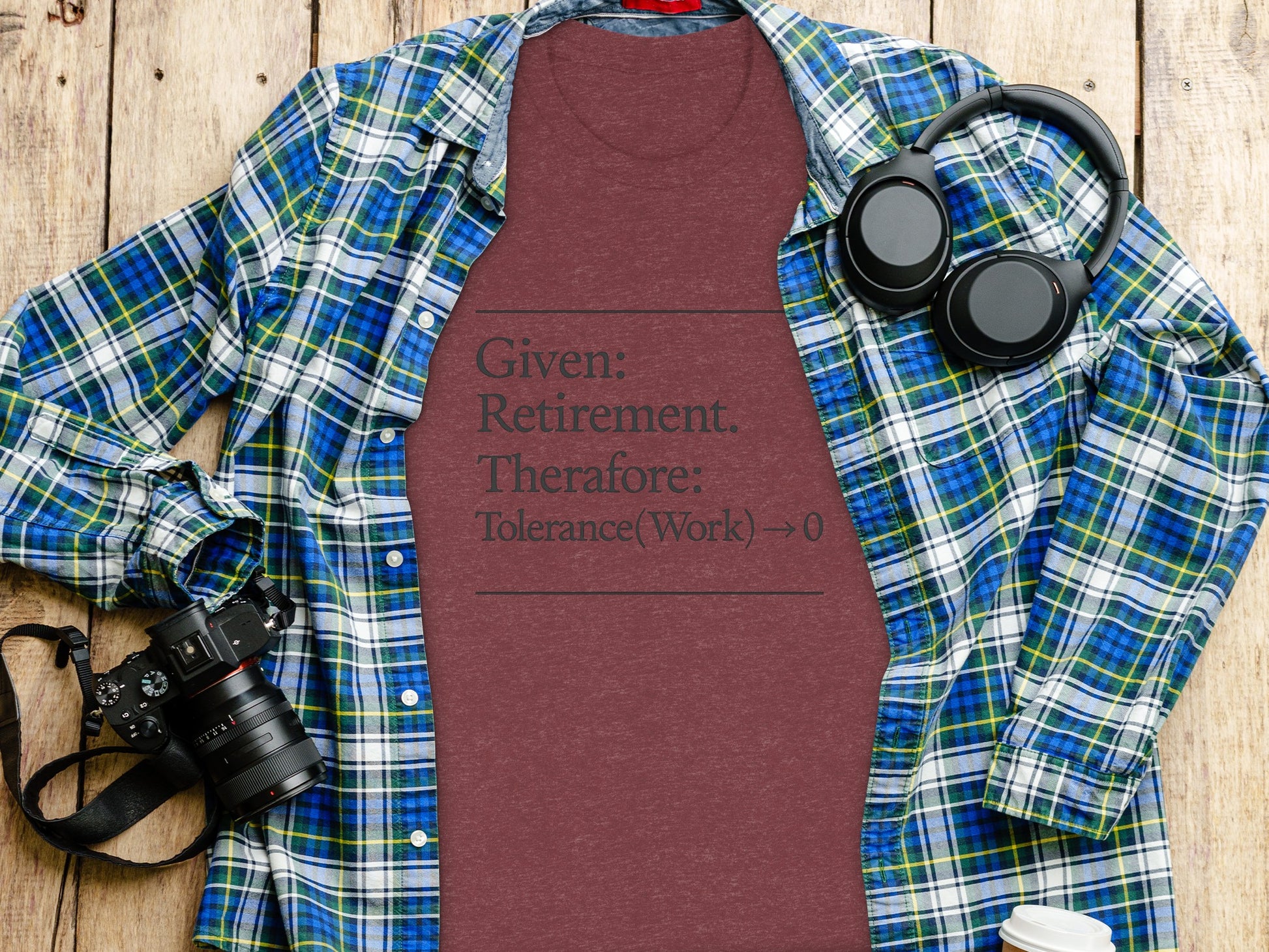 Given Retirement Therefore Tolerance Work Zero | Dark Heaterh Color Bella T-Shirts - Retiree Gifts Retirement Party