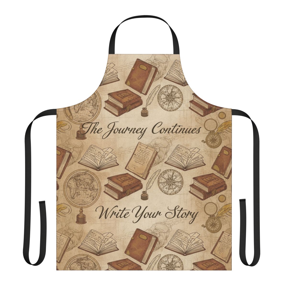 The Journey Continues Write Your Story apron