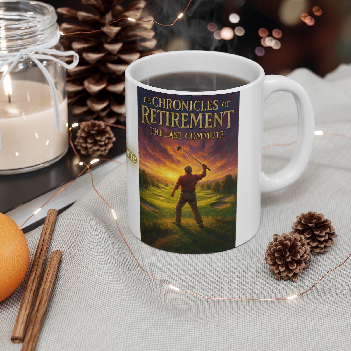 The Chronicles of Retirement The Last Commute mug