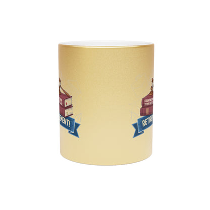 Counting Down to My Last Case Retirement | Fun Gift for Retiring Professionals Gold Silver Black Access Mugs - Retiree Gifts Retirement Party