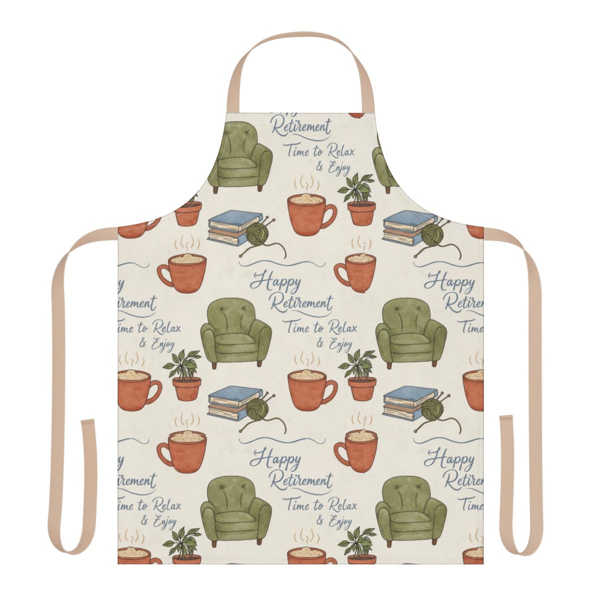 Happy Retirement Time to Relax is Enjoy Apron
