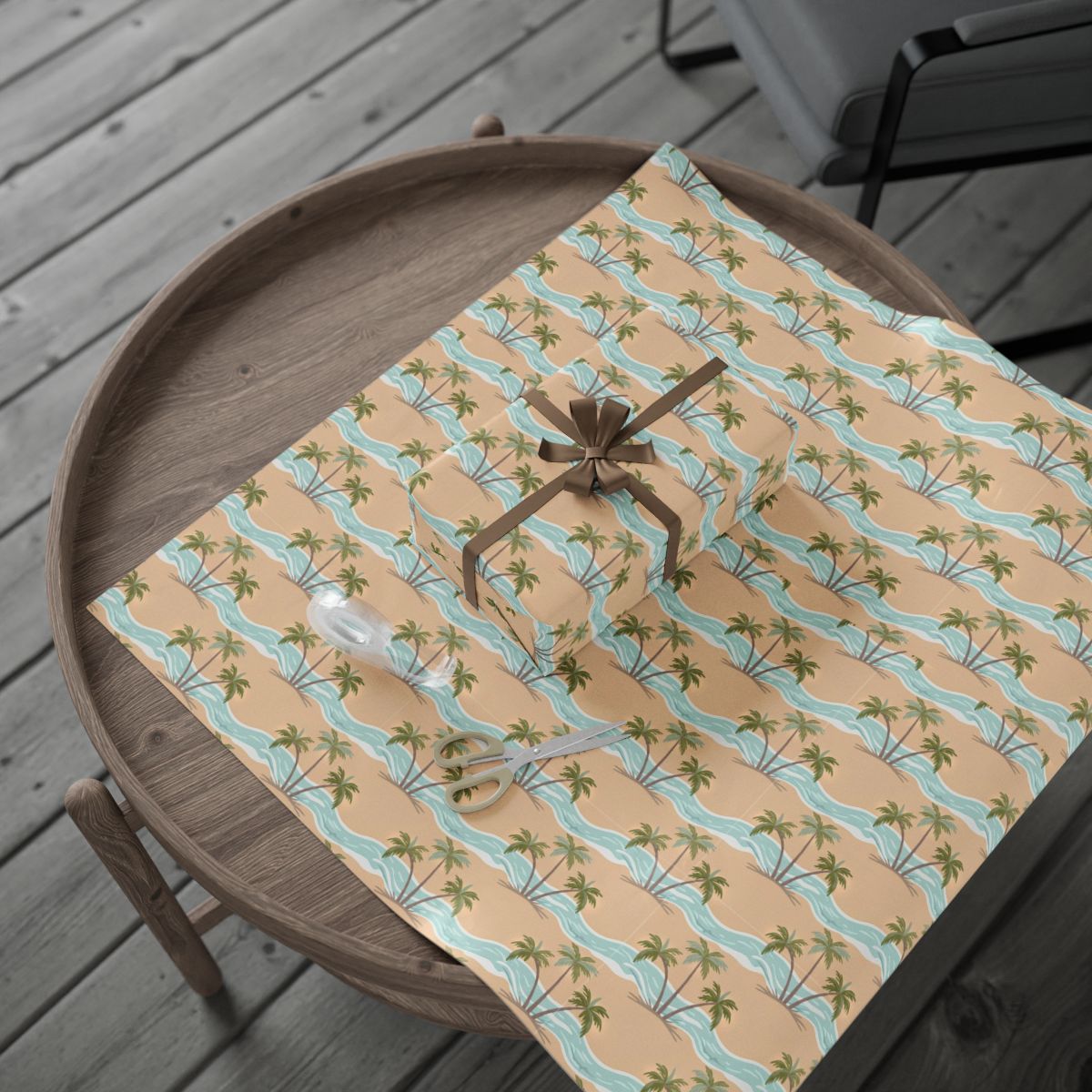 Tropical Palm Trees Gift Wrapping Paper product type