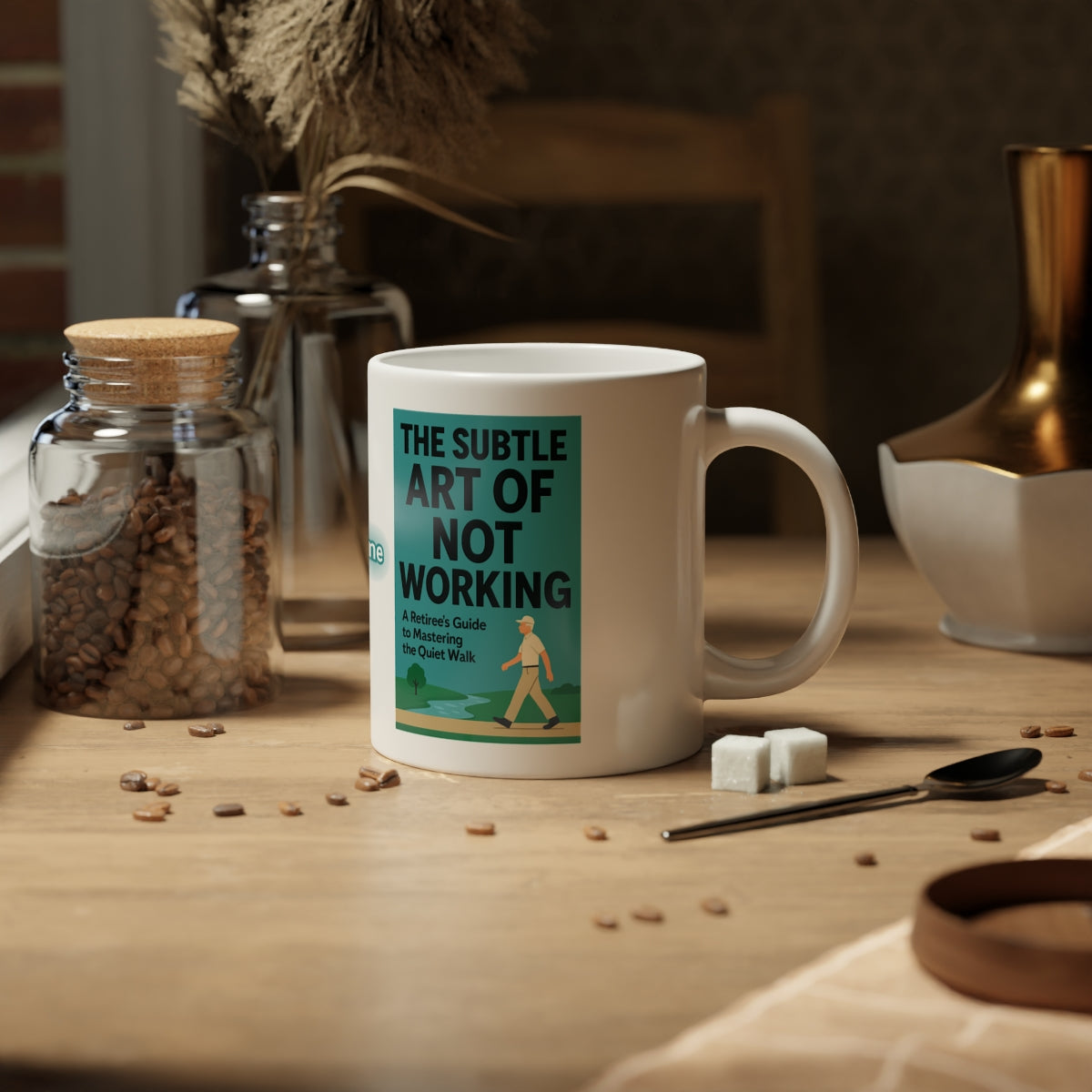 The Subtle Art of Not Working Motivational Mug
