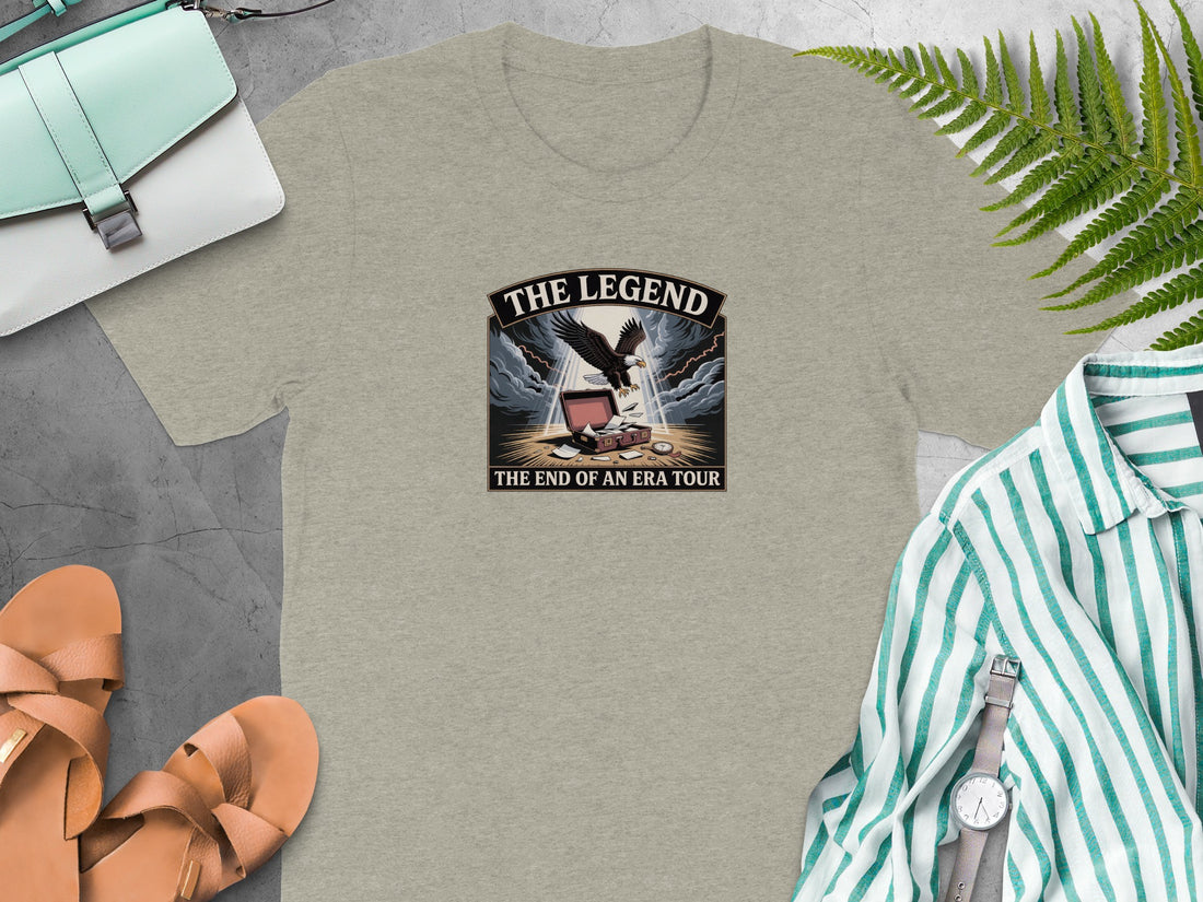 The Legend End Of An Era Tour | Retiring Gift | Soft Color Bella T-Shirts - Retiree Gifts Retirement Party