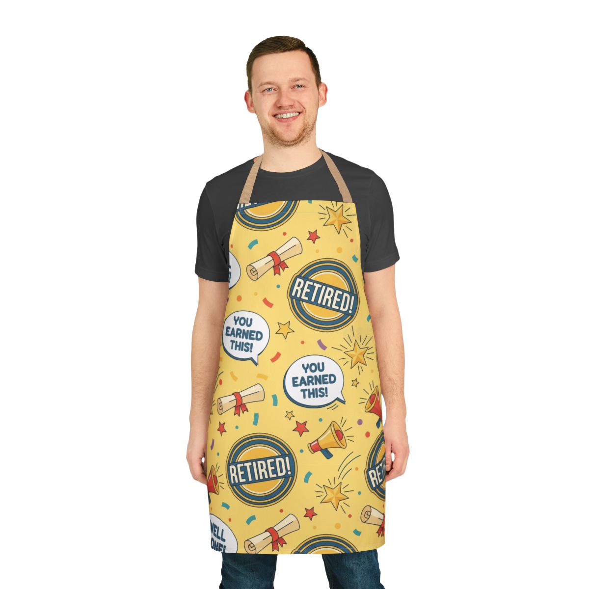 You Earned This Rocket Theme Retired Apron
