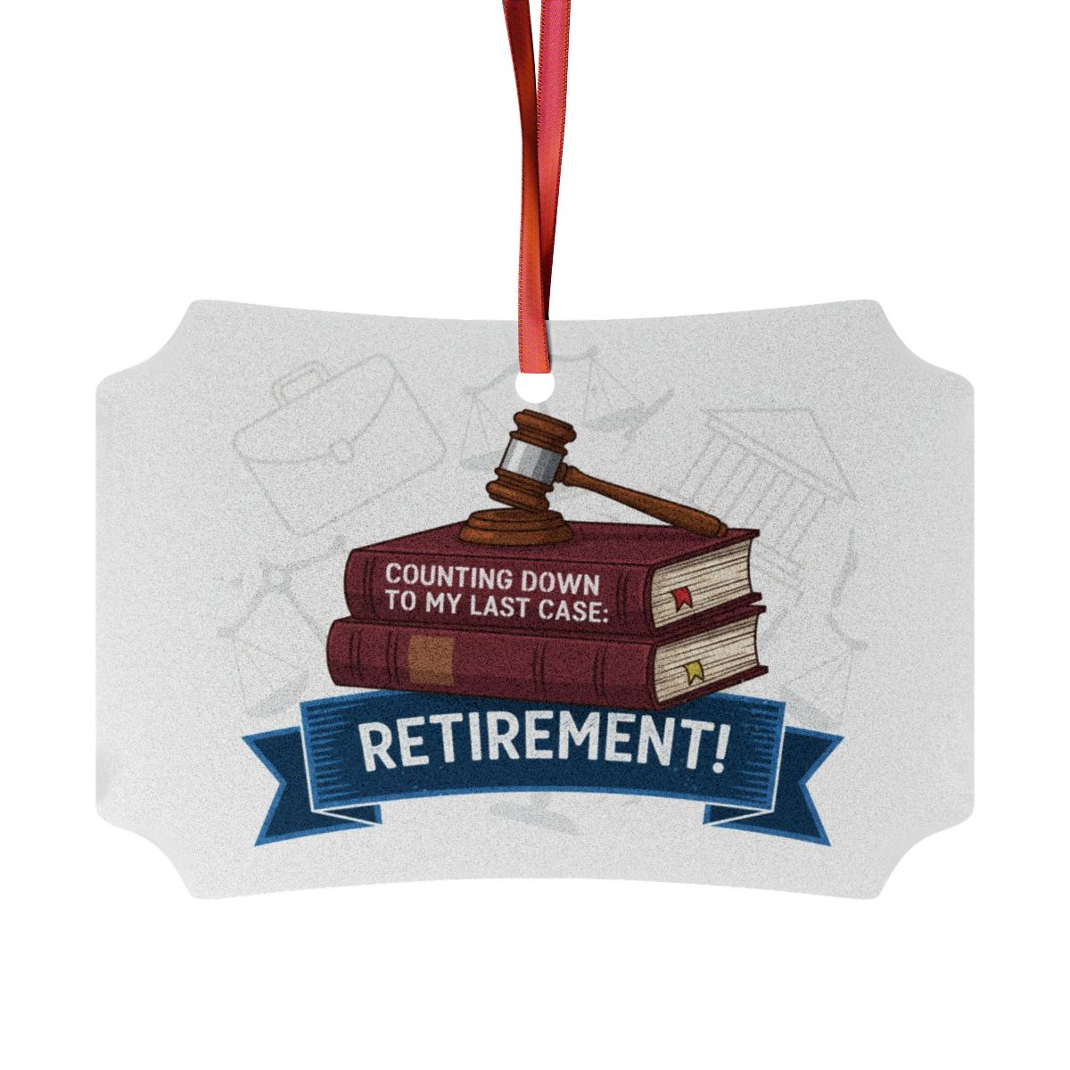 Counting Down to My Last Case Retirement | Celebration Custom Cur Ornaments - Retiree Gifts Retirement Party
