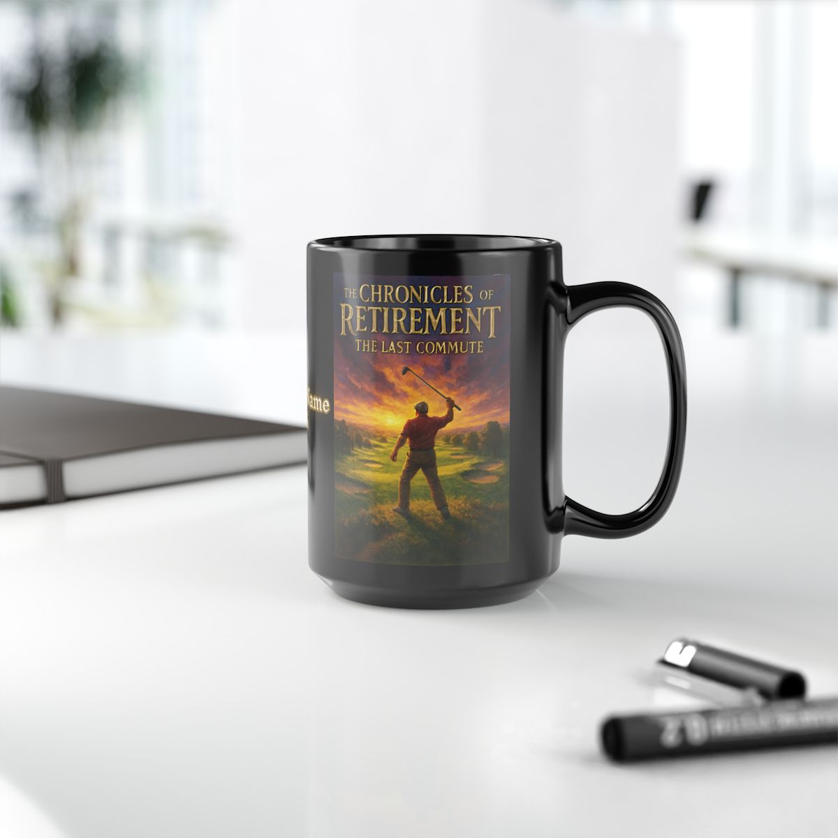 The Chronicles of Retirement The Last Commute mug
