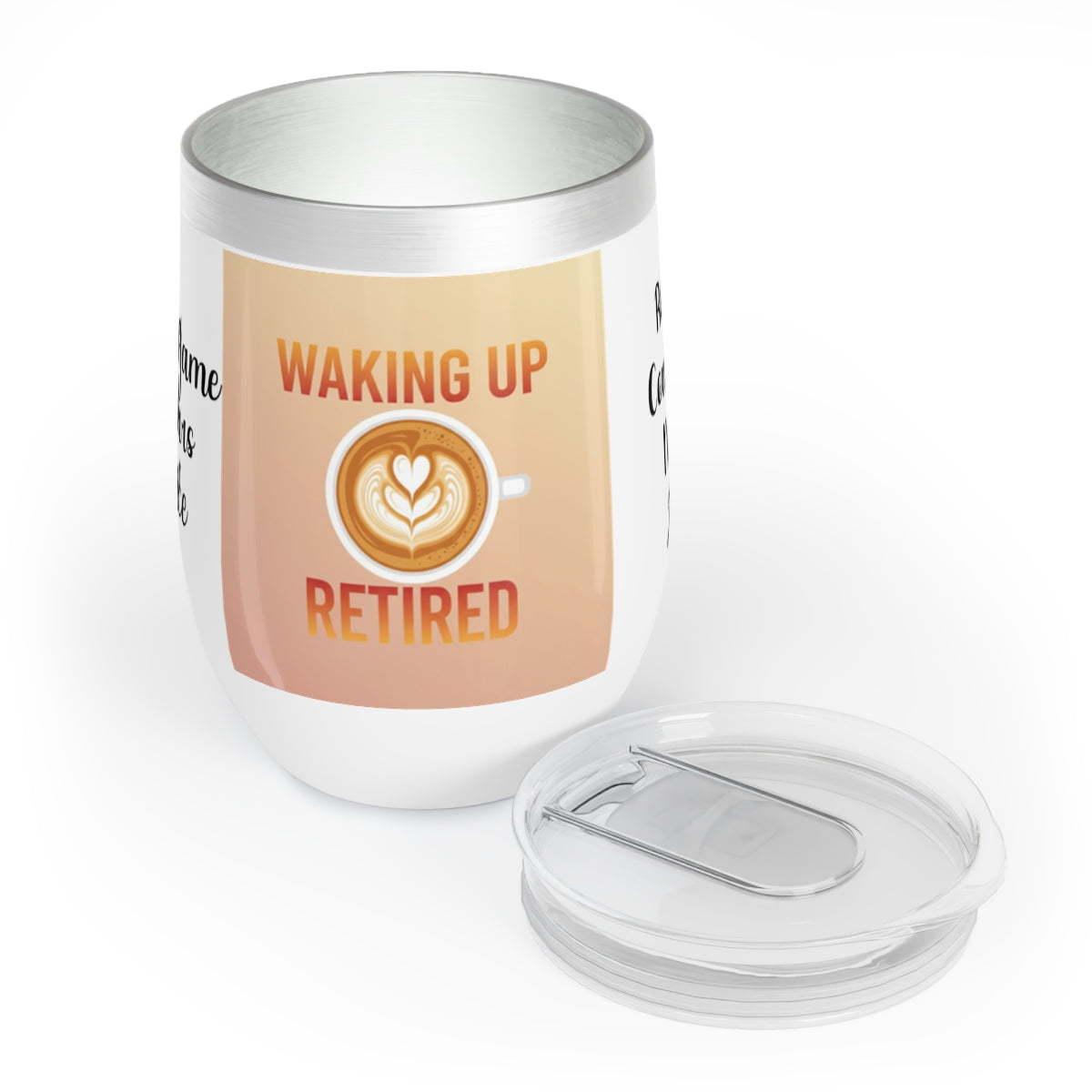 Waking Up Retired Insulated Travel Mug for Coffee