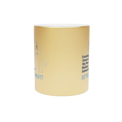 Counting Down to My Next Medical Adventure | Retirement Mugs - Retiree Gifts Retirement Party