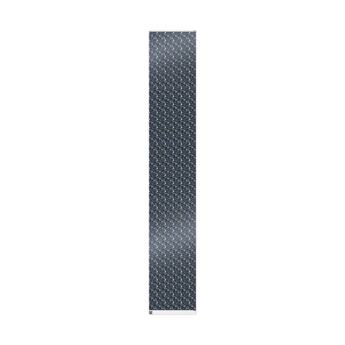 Navy Elegant Patterned Wallpaper Roll Home Decor product