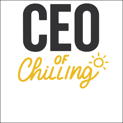 CEO of Chilling | Ideal Gift for Retirees Ornaments | Custom Cut Acrylic Ornament or Aluminum Ornament - Retiree Gifts Retirement Party