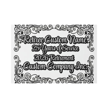 Retiree Custom Name 25 Years of Service 2026 Retirement product type