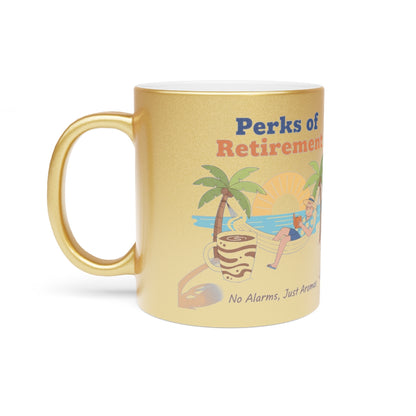 Perks of Retirement Enjoy Relaxation Funny Mug