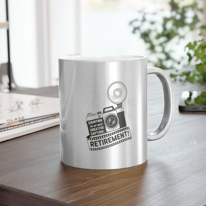 Counting to My Next Creative Capture | Retirement Gold Silver Black or Access Mugs - Retiree Gifts Retirement Party