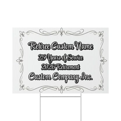 Retiree Custom Name 25 Years of Service 2026 Retirement product type