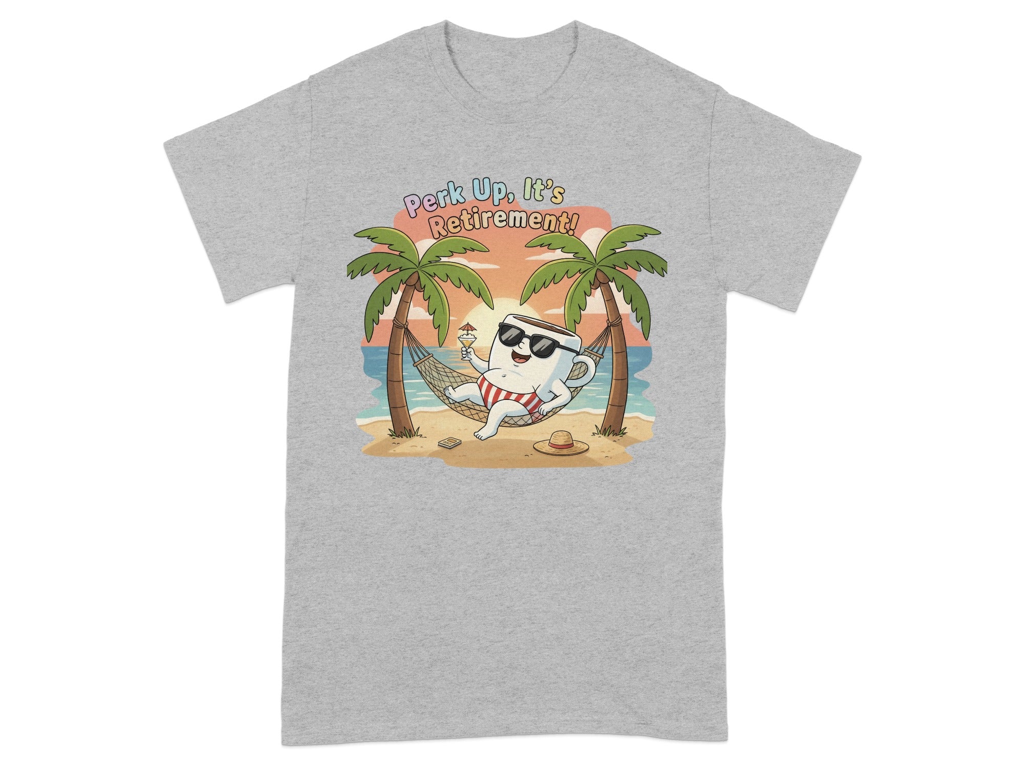 Fun Retirement Theme Graphic Men's T-Shirt