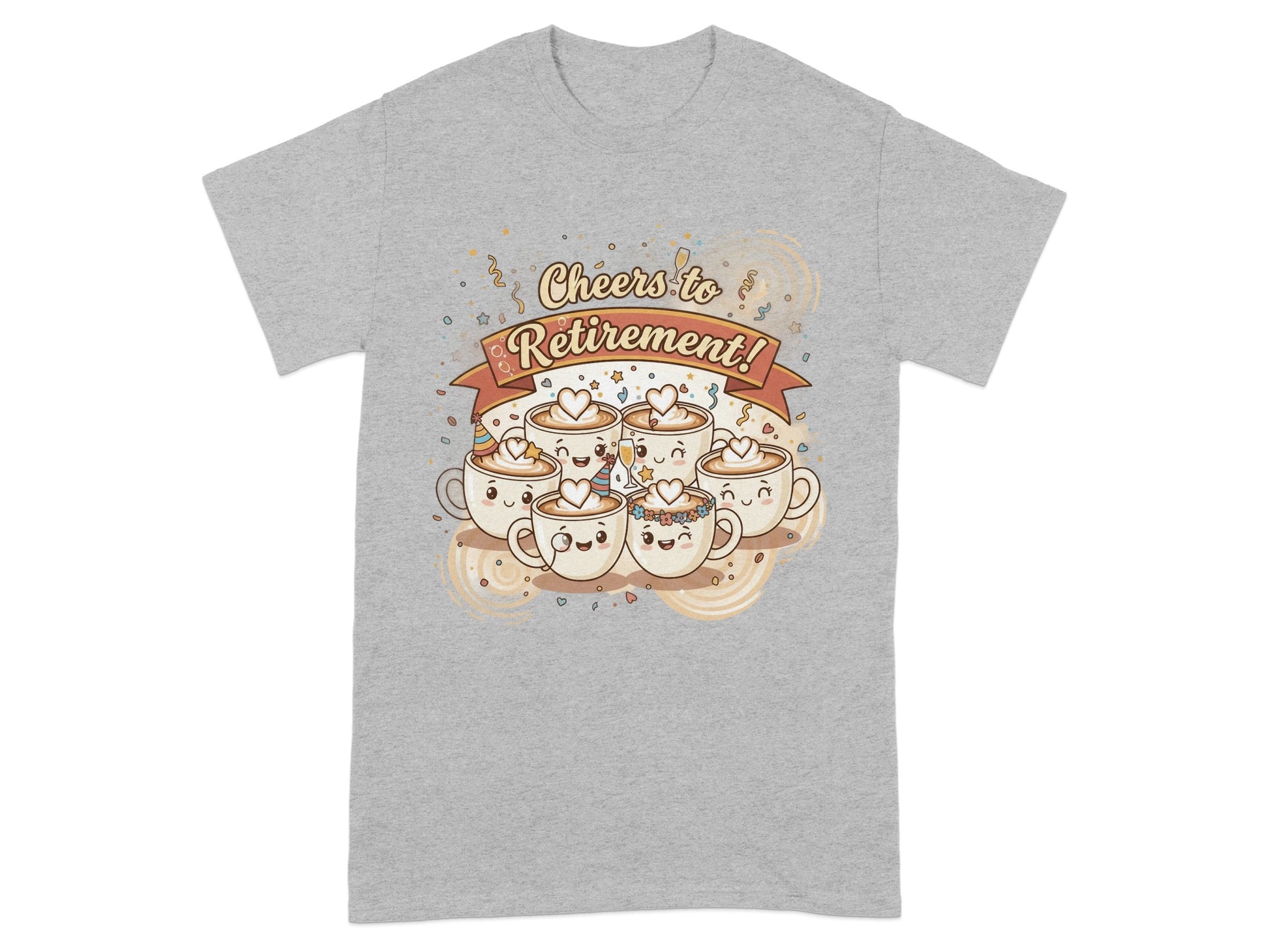 Cheers to Retirement Coffee Cups T-shirt product