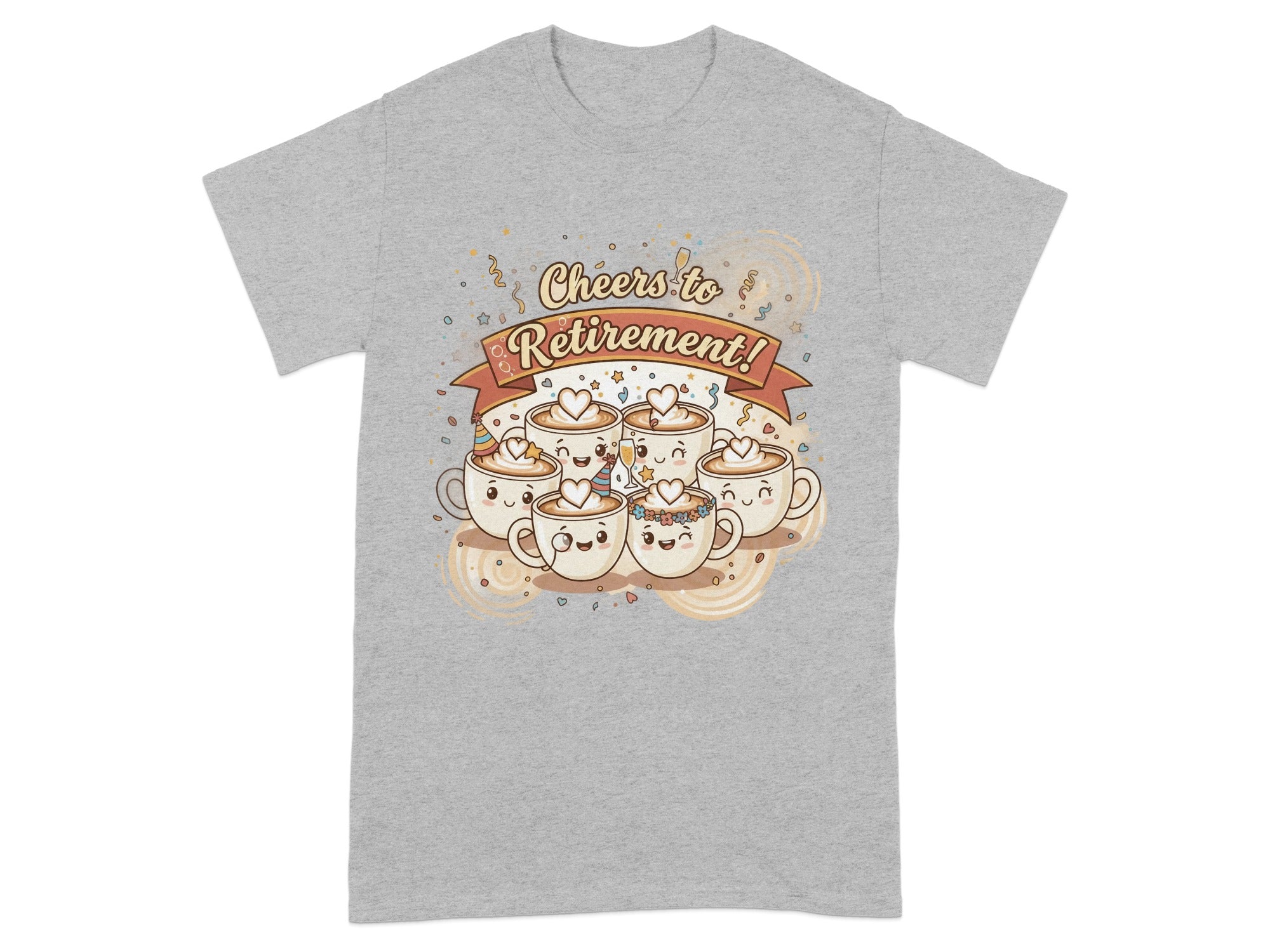 Cheers to Retirement Coffee Cups T-shirt product