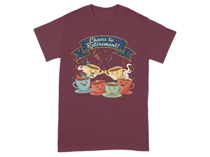Cheers to Retirement Fun Design T-Shirt