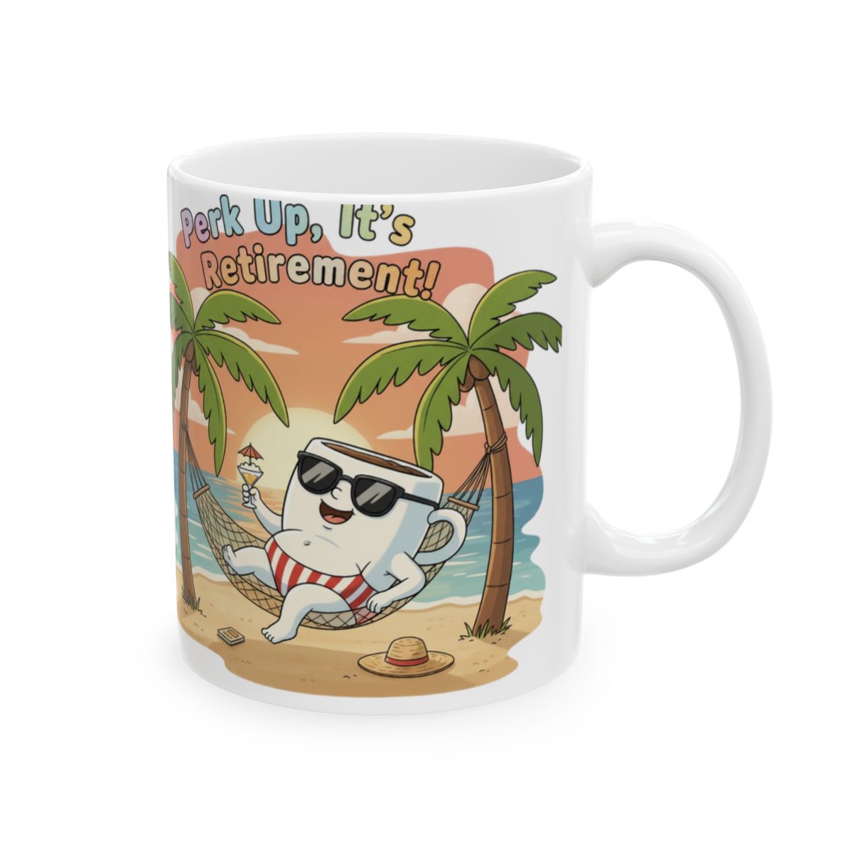 Perk Up It's Retirement Vacation Coffee Mug