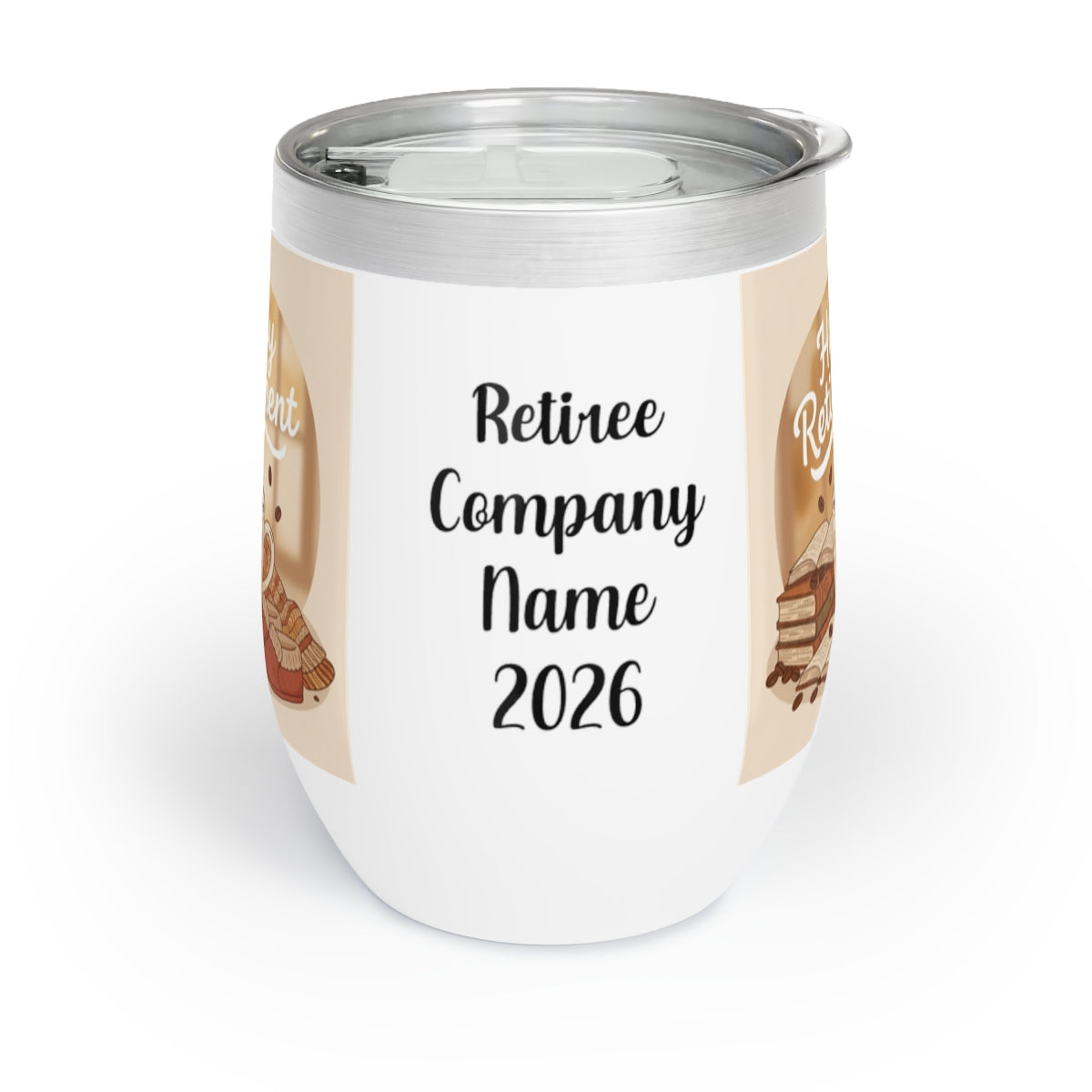 Retiree Company Name 2026 wine tumbler