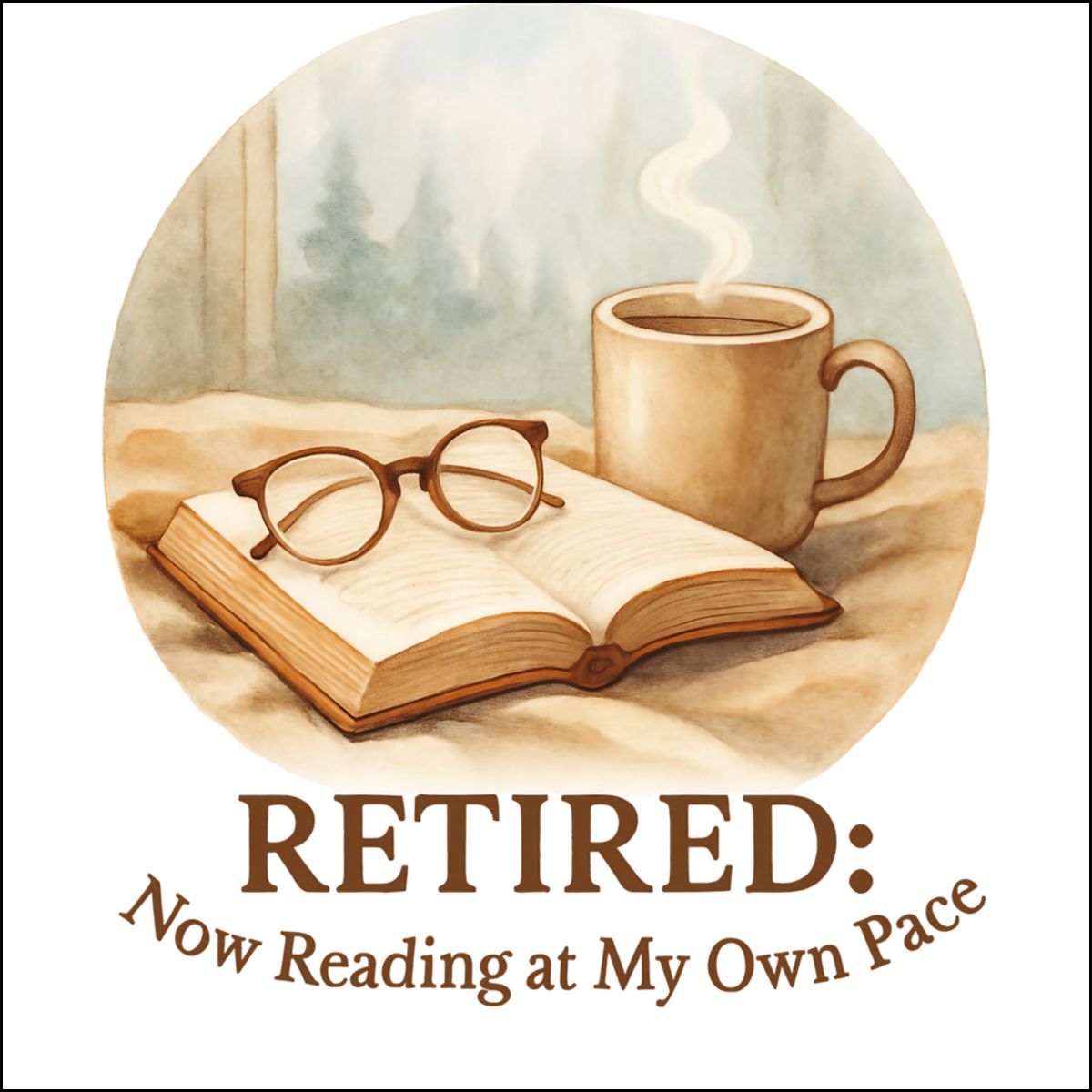 Retired Now Reading at My Own Pace Ornaments - Retiree Gifts Retirement Party