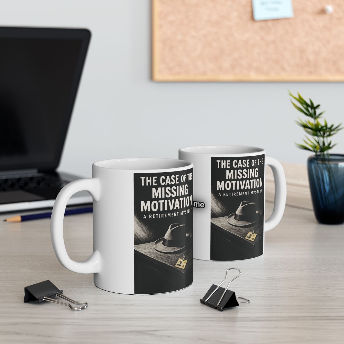 The Case of the Missing Motivation Retirement Mystery Mug