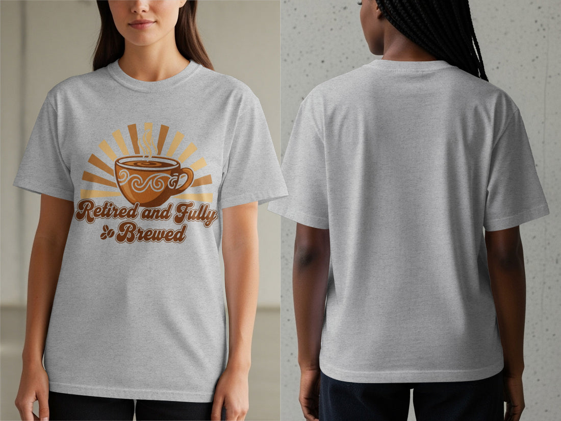 Retired and Fully Brewed Graphic T-shirt