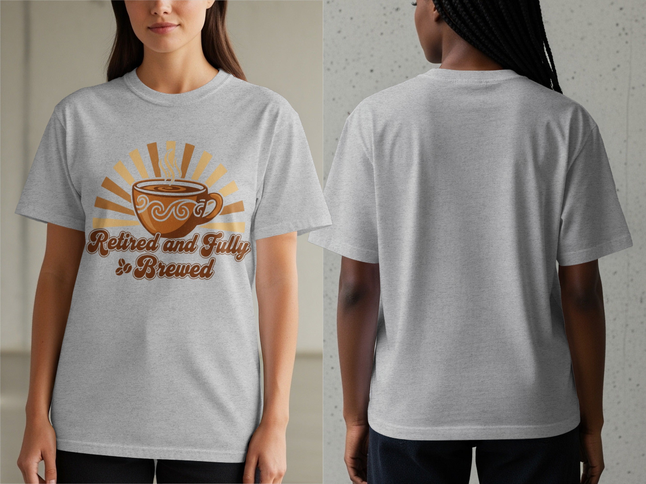 Retired and Fully Brewed Graphic Tee
