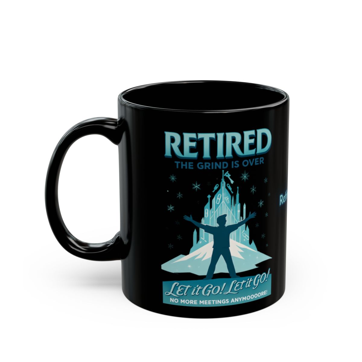 Retired The Grind is Over Funny Coffee Mug for Retirement
