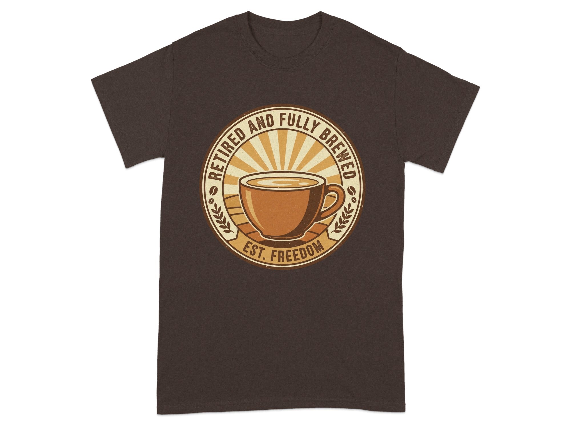 Retired and Fully Brewed Coffee Mug Graphic Tee product
