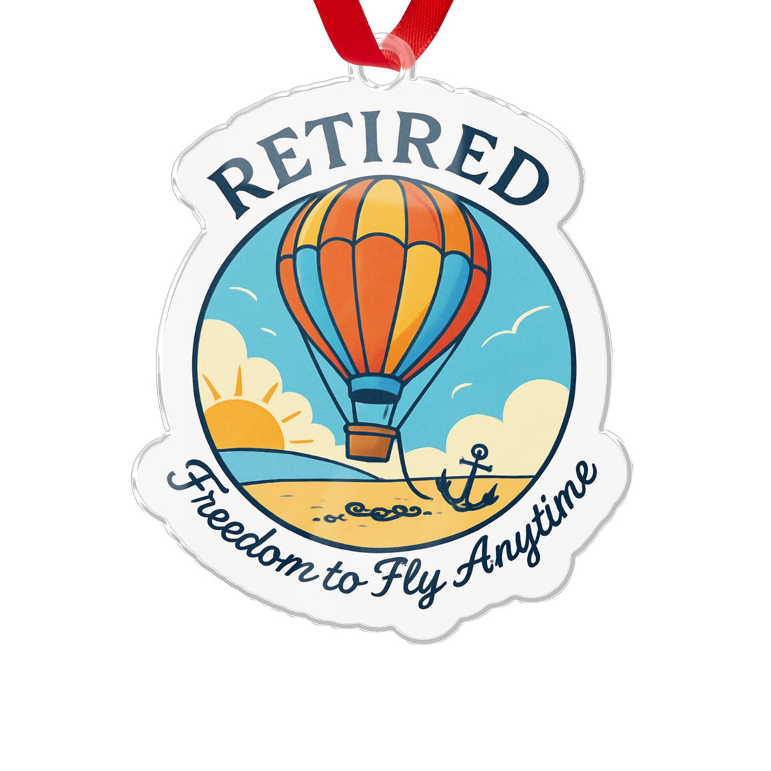Retired | Freedom to Fly Anytime Ornaments - Retiree Gifts Retirement Party