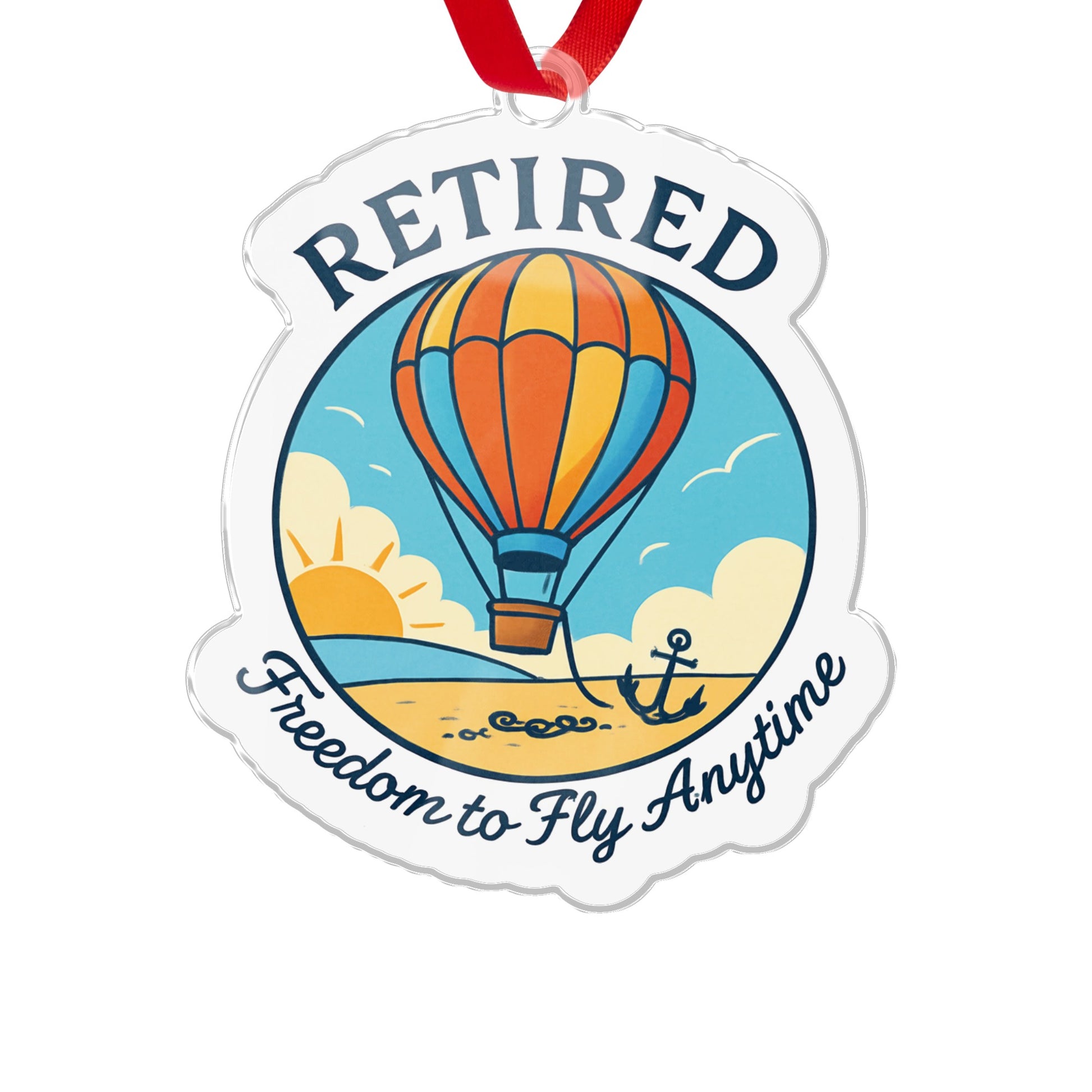 Retired | Freedom to Fly Anytime Ornaments - Retiree Gifts Retirement Party