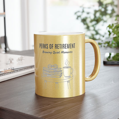 Perks Of Retirement Brewing Quiet Moments Mug