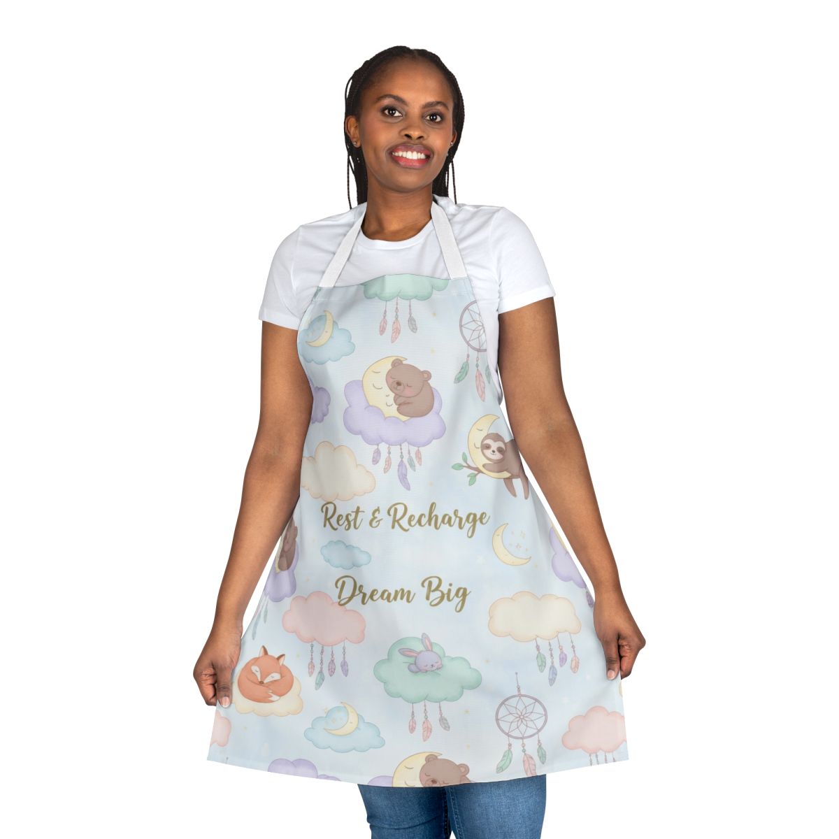 Rest and Recharge Dream Big Decorative Apron