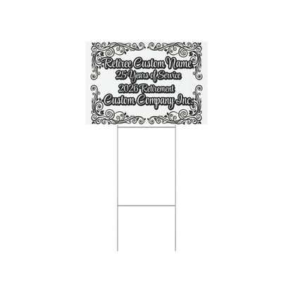 Retiree 25 Years of Service 2023 Retirement Sign product