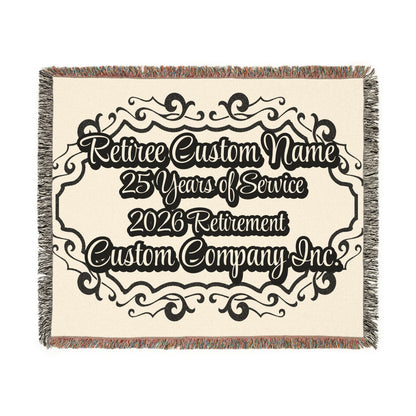 Personalized Retirement Custom Name Blanket product